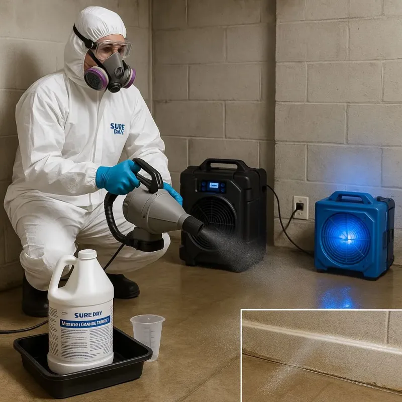 Sanitization and Odor Removal process in Minneola, FL